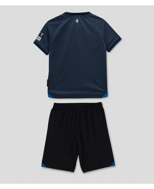 Günstige Rangers 3rd trikot Kinder 2025-26 Kurzarm (+ Kurze Hosen)